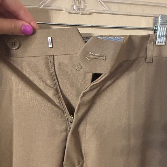 NWT men’s Vinci Philosophy dress pants 40x32 KHAKI ON-900 - Picture 2 of 13